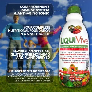 LiquiVive Liquid Vitamins Nutritional Supplement